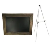 Easel, Chalkboard Wood Frame