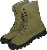 French Military Style Canvas Commando Boots