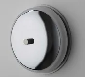 Spore Doorchime - 4.25" RING Real Bell Chime - Polished Chrome