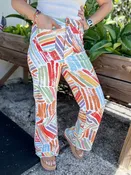 Anniewear Painted Sorbet Print Jean