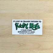 If Lost In Transit Sticker — Ridin High