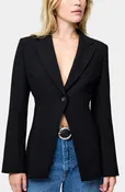 Azra Twill Cinched Blazer