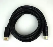 10ft Displayport To Displayport M/m Cable - Black