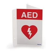 A.E.D. Wall Sign