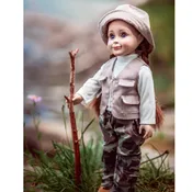 18 In Doll Clothes,4 Pc Fishing Outfit