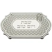 Bandeja de Cristal - Para el Pan de Shabbat -