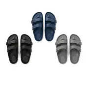 Unisex Double Strap EVA Slide Sandals, Sizes 7-11, Wholesale