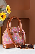 ARDAN Bohemian Pink Handbag along with Sling for Girls & Womens AL204B