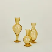 Amber Glass Vase