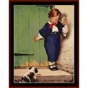 A Boy and His Dog – Jesse Willcox Smith pdf counted cross stitch pattern