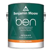 Ben® Interior Acrylic Paint & Primer - Satin/Pearl Quart Caramel Apple 1042