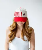 Georgia Saturday Stretch Canvas Trucker Hat