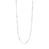 long bar asymmetrical link necklace