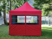 10' Apex Series Middle Zippered Doorway Sidewall with Window