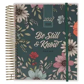 2027 Be Still and Know 18-Month Planner with Elastic Closure - Psalm 46:10