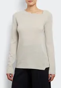 100% Soft Cashmere Angled Neck Pullover