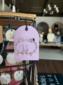 Small Decorative Pearl Hoop Earring