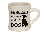 10oz Ivory Dinner - Rescued The Best Kind Of Dog