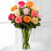 The FTD Graceful Grandeur Rose Bouquet (one dozen roses)