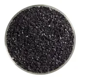 0100 Black Opal Medium Full Jar 16 ounces 90 COE Bullseye Frit Fusing Supplies Glass 90COE