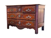 18th Century French Walnut Commode
