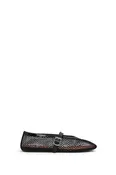 Alaia Fishnet Ballet Flats