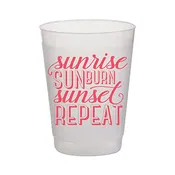 16 oz. Frost Flex Cup - Sunrise Sunburn Sunset Repeat