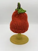 0-3 M Acrylic Knit Pumpkin Hat