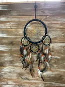 13” Multi Color Web 4 Hoop Dreamcatcher