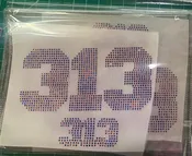 313 Rhinestone Transfer
