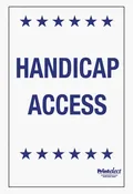 24" x 36" Handicap Voter Parking Sign