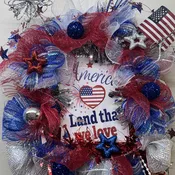 Celebrate America Door Wreath