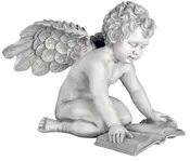 Angel Quinn Winged with Book sculpture statue