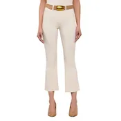Kendra Cropped Flare Jean in Vintage White