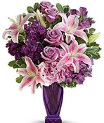 Blushing Violet Bouquet - Lilac Flower Shop