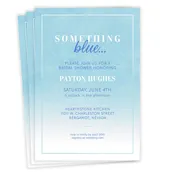 Something Blue Bridal Shower Invitation