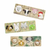 Pet animal wood puzzle