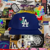 From The Ground Up LA Rose Hat Blue