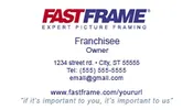 FastFrame Business Cards