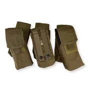 6 Pack, M4 Double Single Coyote Mag Pouch, Used