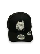 4UCAPS BULLY (BLK/SILVER) "9FIFTY AFRAME" NEW ERA SNAPBACK