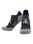 Arizona Wildcats No Show Tour Socks - Made in USA