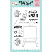 Blank Canvas Clear Stamps by Echo Park