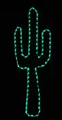 10′ Cactus Holiday Light Display