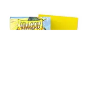 Dragon Shield Dual Matte Sleeves(Yellow & Silver) 100 Sleeves