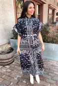Bandana Silk Kaftan