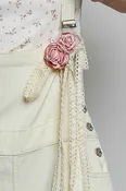 Feminine Handcrafted Blush Flower Belt