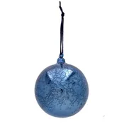 100mm Hand Blown Top, Classic Blue