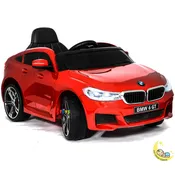 Kids BMW Car 6 GT with Leather Seat and LED lights – Red