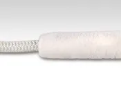 Megafend Fluffy Sheep Wool Removable Chafe Gear: White or Natural Black (colorfast)